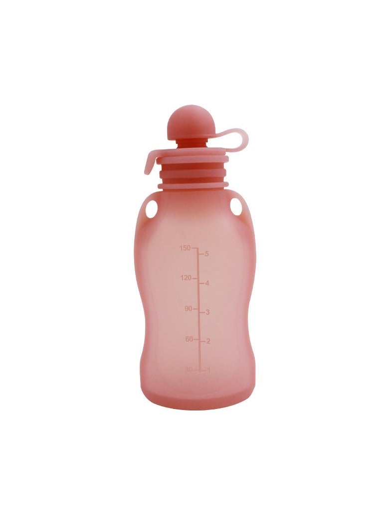 Home Fresh-Keeping Portable Silicone Breast Milk Bag Can Be Refrigerated And Reused Mixed Colors 150ml*5 - Image 5