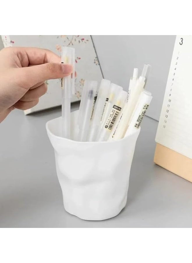 A cup-shaped pen holder for carrying and organizing school supplies,Size: 10 * 10 * 7 cm - Image 2