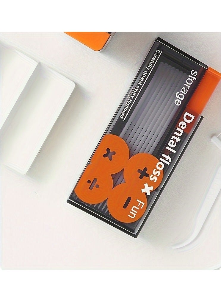 MET Dental Floss Picks Dispenser Storage Boxs, Automatic Floss Pick Dispenser Flossers Storage Box, Portable Dental Floss Holder Case travel must have - Image 3