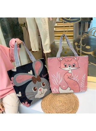 Internet Celebrity Canvas Bag E-commerce Supply Cartoon Shoulder Bag Canvas Bag Girl Korean Style Casual Student Bag Embroidered Fabric-Color:Contact Customer Service For More Customized Patterns - pzsku/ZD9FF86E1C02DFF424DA4Z/45/1746223236/97227e5e-eac7-48b1-b366-1987a5e6913d