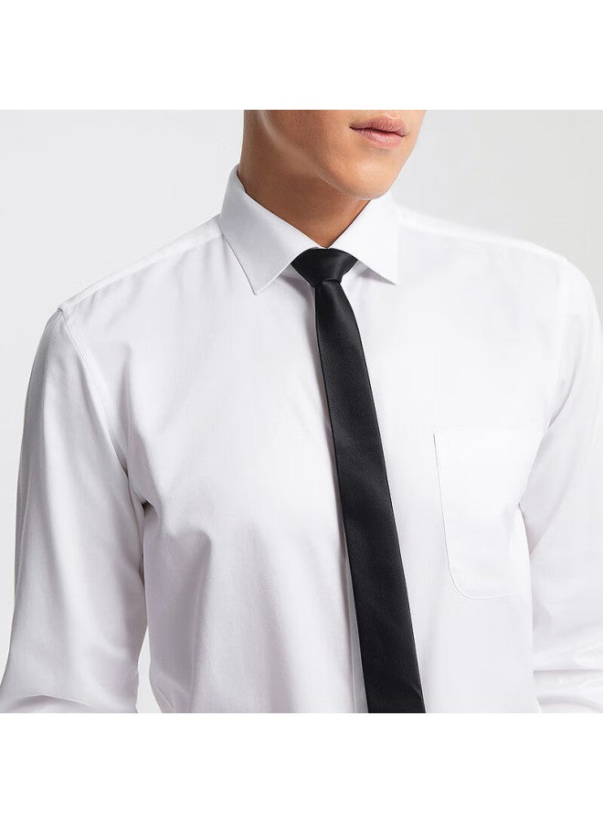 Youngor Men's Dp Wrinkle-free Long-sleeve Shirt, Autumn And Winter New Style, Official Business Solid Color Casual Commuter Shirt, 110043 - Image 2