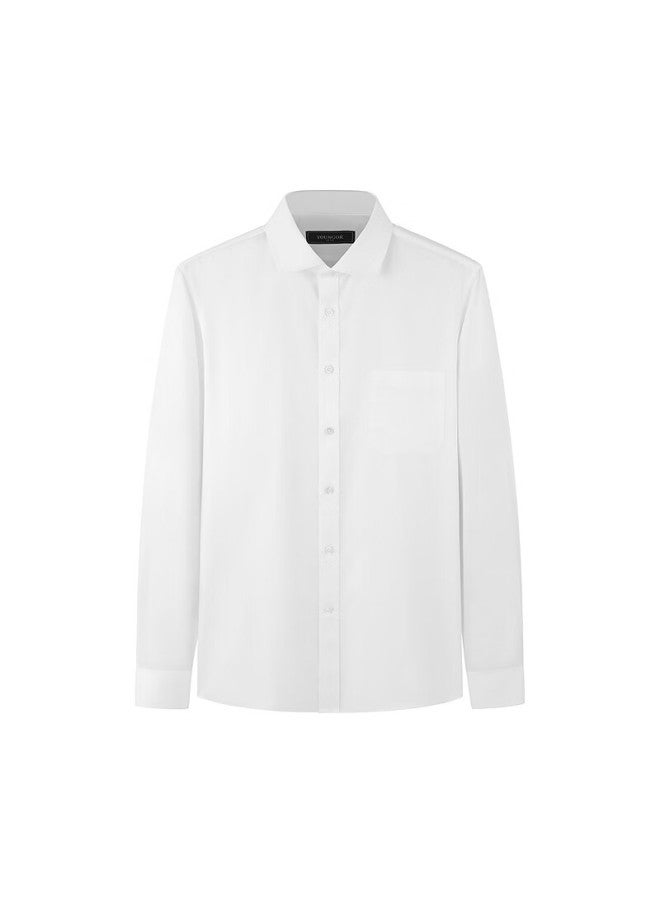 Youngor Men's Dp Wrinkle-free Long-sleeve Shirt, Autumn And Winter New Style, Official Business Solid Color Casual Commuter Shirt, 110043 - Image 3