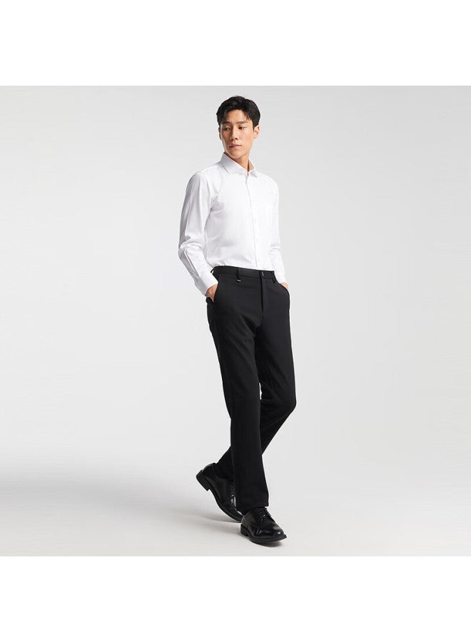 Youngor Men's Dp Wrinkle-free Long-sleeve Shirt, Autumn And Winter New Style, Official Business Solid Color Casual Commuter Shirt, 110043 - Image 1