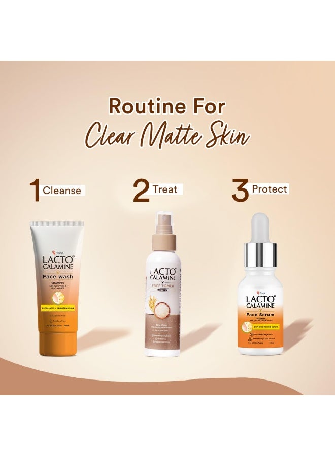 لاكتو كلامين تونر الأرز لاكتو كالامين | 120 مل | تونر ماء الأرز للعناية الكورية بالبشرة الزجاجية مع فيتامين C وحمض الجليكوليك والنياسيناميد | تونر للوجه لجميع أنواع البشرة | تم اختباره من قبل أطباء الجلدية | خالي من الكحول - Image 3
