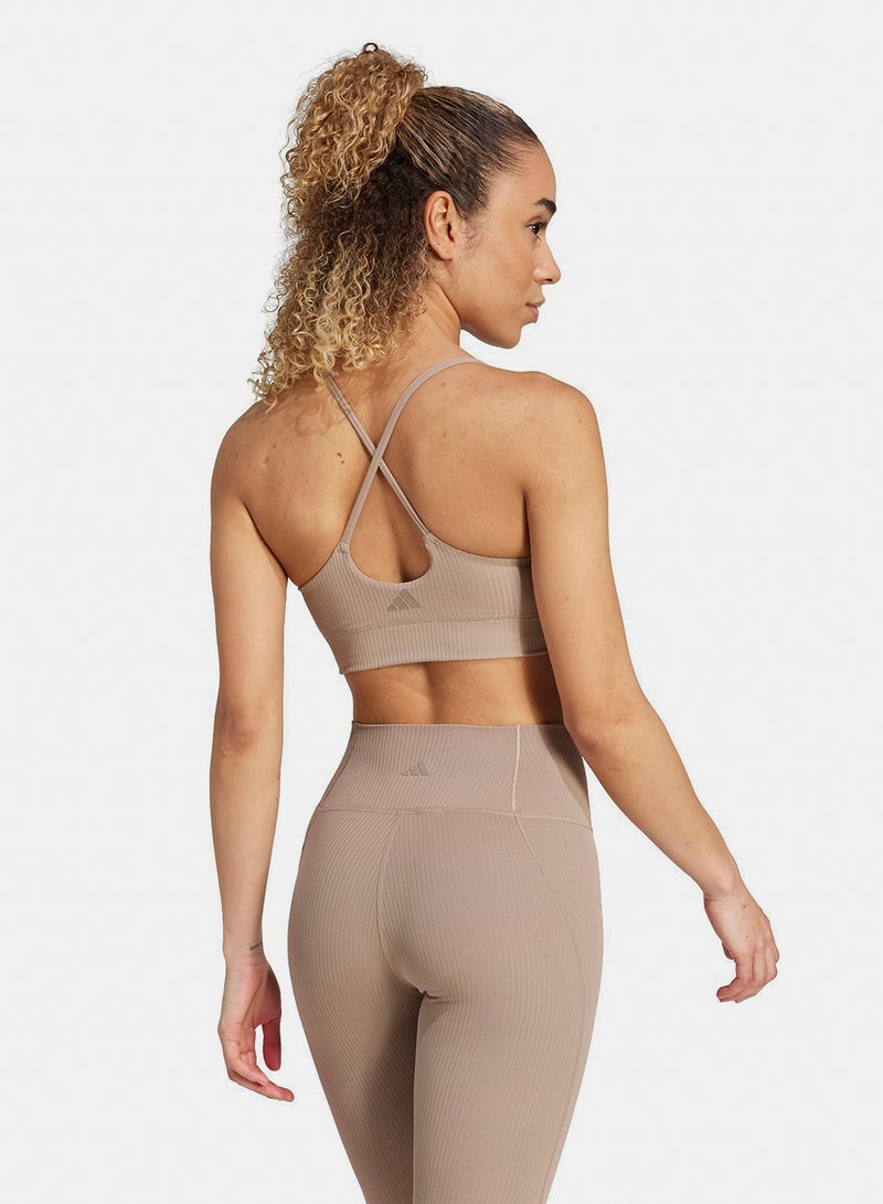 Adidas All Me Rib Light Support Bra - Image 2