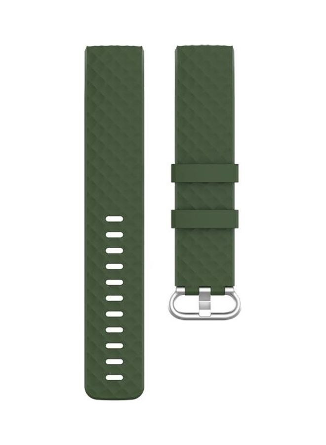 BGM Replacement Band For Fitbit Charge 4/Charge 3/Charge 3 SE 18mm Olive Green - Image 2