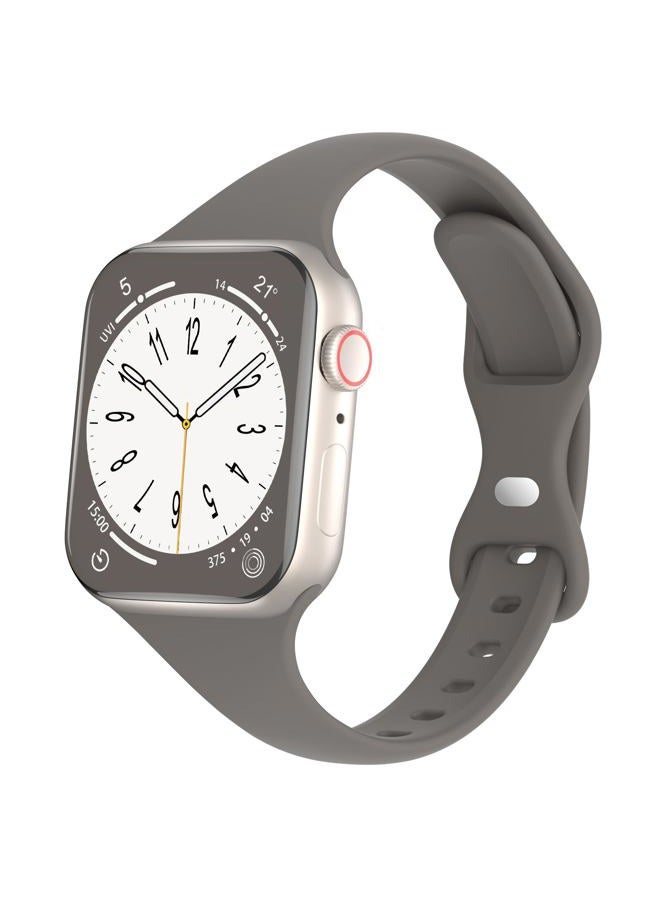 DYKEISS Sport Slim Silicone Bands Compatible for Apple Watch Band 38mm 42mm 40mm 44mm 41mm 45mm 46mm 49mm, Thin Narrow Replacement Strap Wristband for iWatch Series 11/10/9/8/7/SE/6/5/4/3/2/1/Ultra Women Men - Image 1