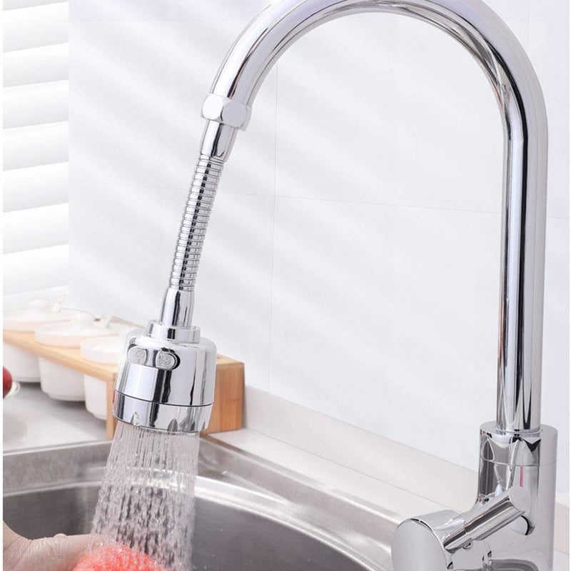 Kalitus Kitchen Faucet Single Lever Shower with 360 Degree Rotation Cold Stainless Steel 175 x 5 x 22 cm Silver - Image 1