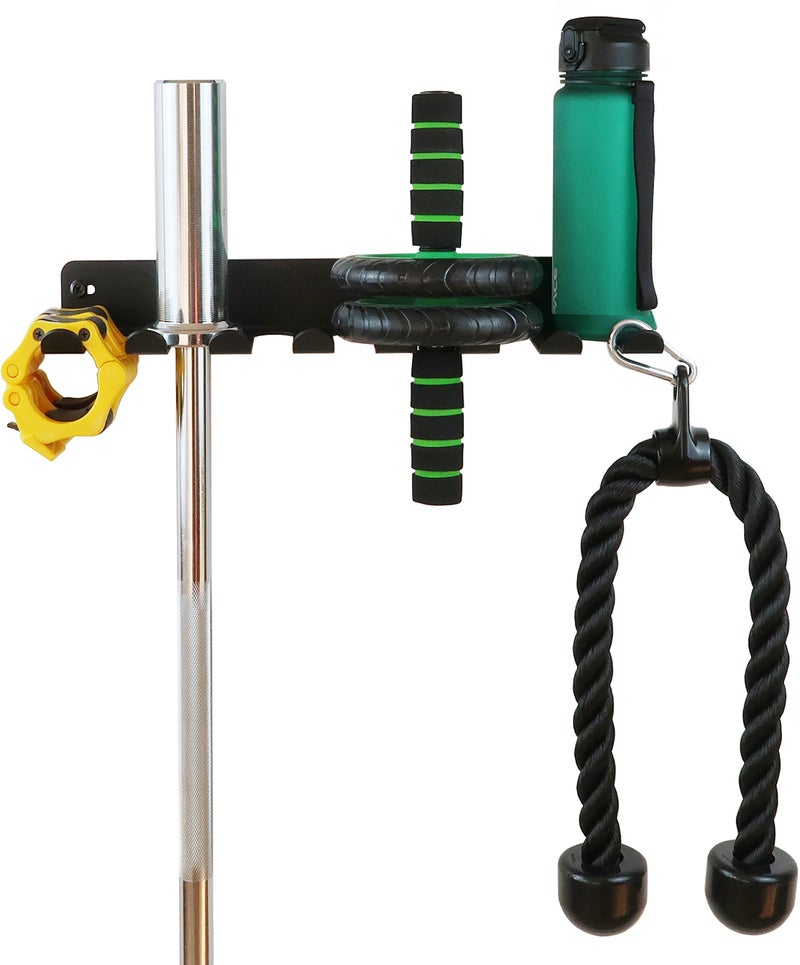 Tamisom Multi-Purpose Storage Rack Resistance Bands Rack Gym Storage Rack Fitness Bands Rack Heavy Duty Rack for Resistance Bands, Straps, Jump Ropes, Foam Rollers, Chains, Weight Belts, Tools (M-17) - Image 2