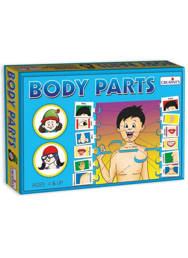 Creative's Creative Educational Aids P. Ltd.-Cre0690 Body Parts Puzzle (Multi-Color), Kid  - Image 1