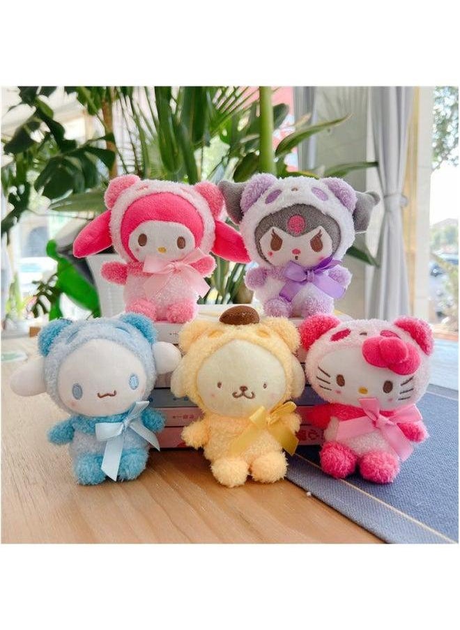 Generic - Mini Plush Toy Doll Pendant Wedding Gift Spray Machine Internet Celebrity Bag Toy/plush Doll/doll-Color:Red Ultraman-Height:10-15cm Ordinary Hanging Chain - Image 1