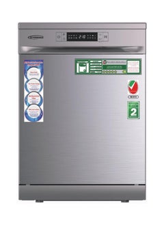 GeneralGold General Gold Dishwasher Machine 14 Place Setting, 8 Programs, 3 Layer Basket, 3 Spray Bars, Aqua stop Technology, Energy Efficient with Easy Lift-Up Design  - Image 1
