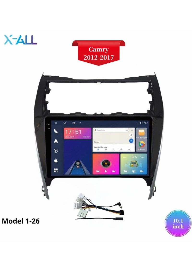 X-All Android screen and decor Camry 2012-2017 / 4 GB RAM + 32 GB storage + Apple CarPlay  - Image 1