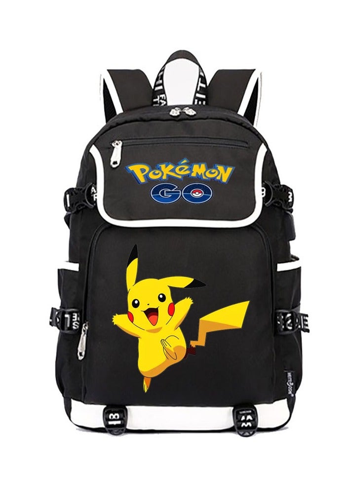 Cartoon Anime Backpack Teenagers Large Capacity Schoolbag College Students