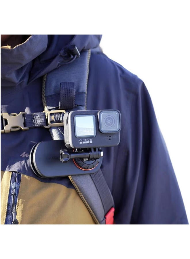 Maxcam Suitable For Dji Osmo Action 5 4 3, Gopro 13/12, Dog 1098 Action Cameras, Backpack Clip, Rotating Strap, Fixed Backpack Clip Accessories - Image 3