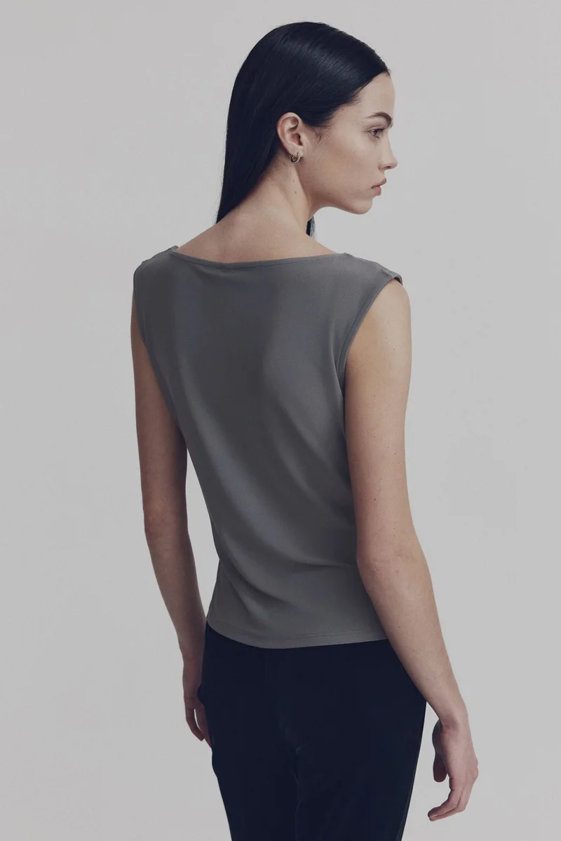 H&M Draped jersey vest top