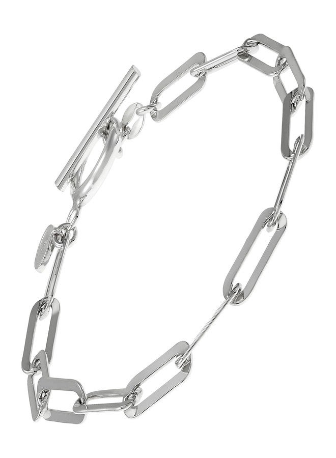 Silpada 'Let's Link' Toggle Chain Bracelet in Sterling Silver, 7.5" - Image 1