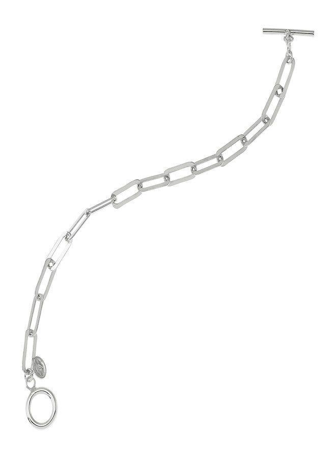 Silpada 'Let's Link' Toggle Chain Bracelet in Sterling Silver, 7.5" - Image 3