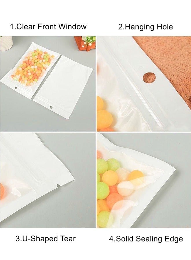 50 Pcs White Resealable Gift Packaging Bag - Image 5