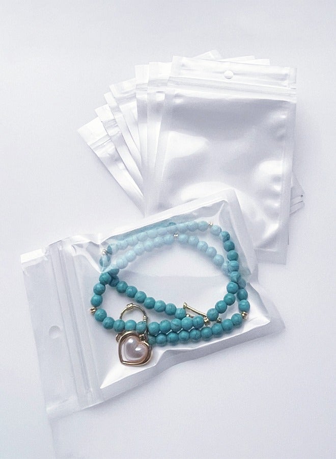 50 Pcs White Resealable Gift Packaging Bag - Image 4