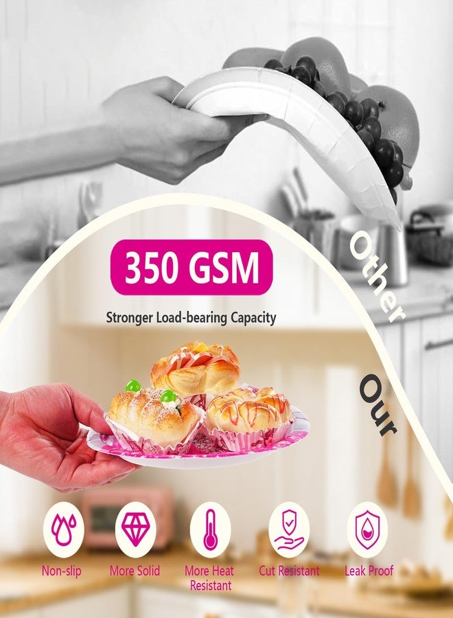 Grencian 96Pcs 16th Birthday Party Supplies: Hot Pink Sweet 16 Plates, Napkins, Forks - Serves 24 - Image 5