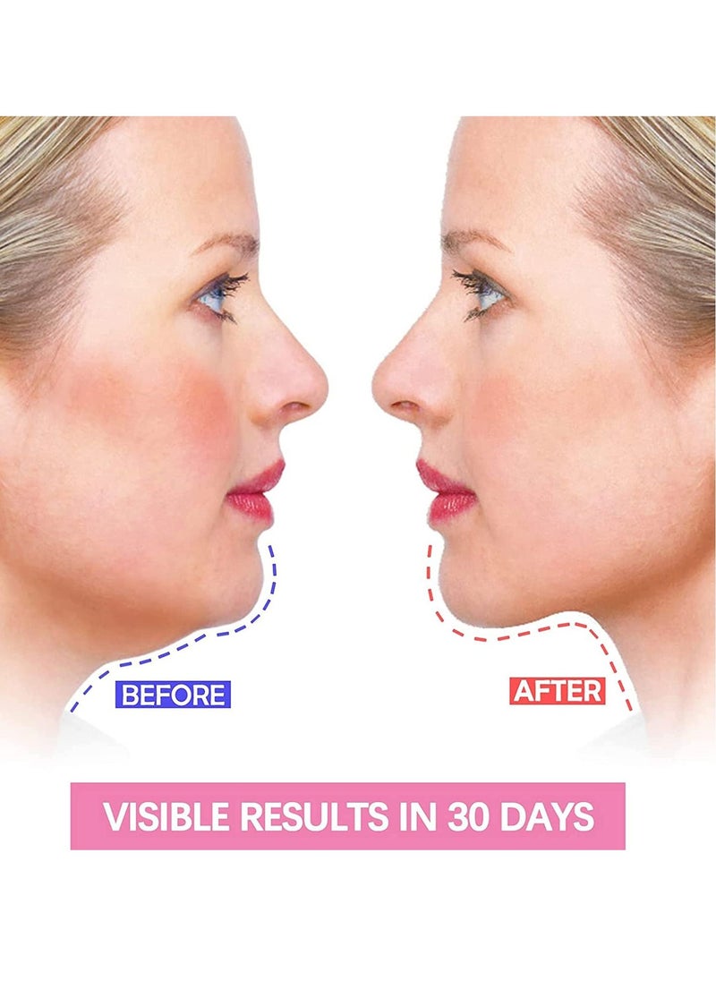 KASTWAVE Double Chin Reducer, Face Slimming Strap, V-Shaped Mask Chin up Face Lifting Belt for Women and Men, Anti- Wrinkle Face Mask, Lifting Bandage for Saggy Face Skin Reusable Mask Facial Slimming  - Image 2