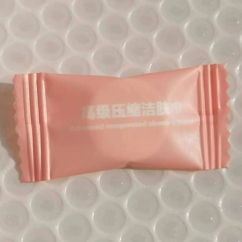 Disposable Compressed Towel English Packaging Pure Cotton Towel Travel Travel Portable Bag Compressed Facial Cleansing Beauty Towel - Image 4
