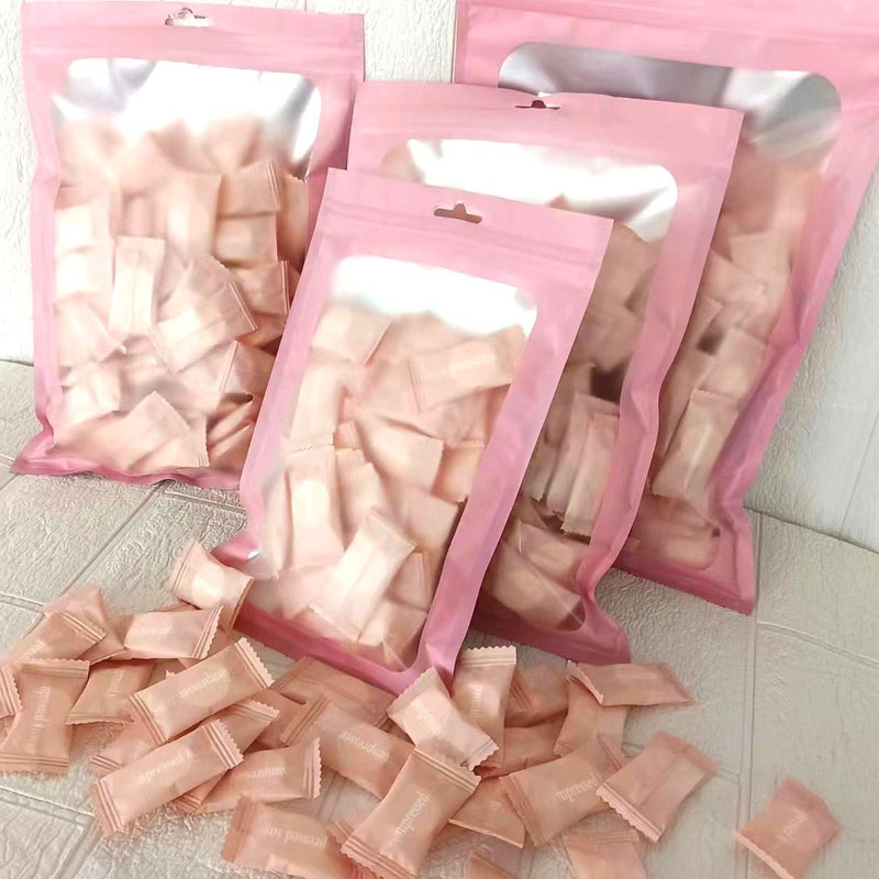 Disposable Compressed Towel English Packaging Pure Cotton Towel Travel Travel Portable Bag Compressed Facial Cleansing Beauty Towel - Image 2
