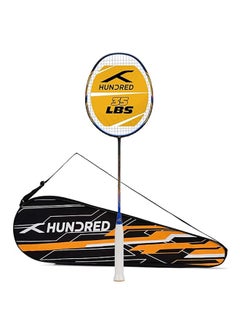 ATOMIC-X 35 SPD Carbon Fibre Strung Badminton Racket with Full Racket Cover  | For Intermediate Players | 80grams | Maximum String Tension - 35lbs
