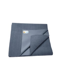 La Vie BabyCare La Vie Baby Dry Sheets Extra Absorbent Quick Dry Sheet for New Born Babies Bed Protector Mattress Reusable Waterproof Baby Cot Sheet for Toddler Infant Pebble Grey 70cm x 100cm  - Image 1