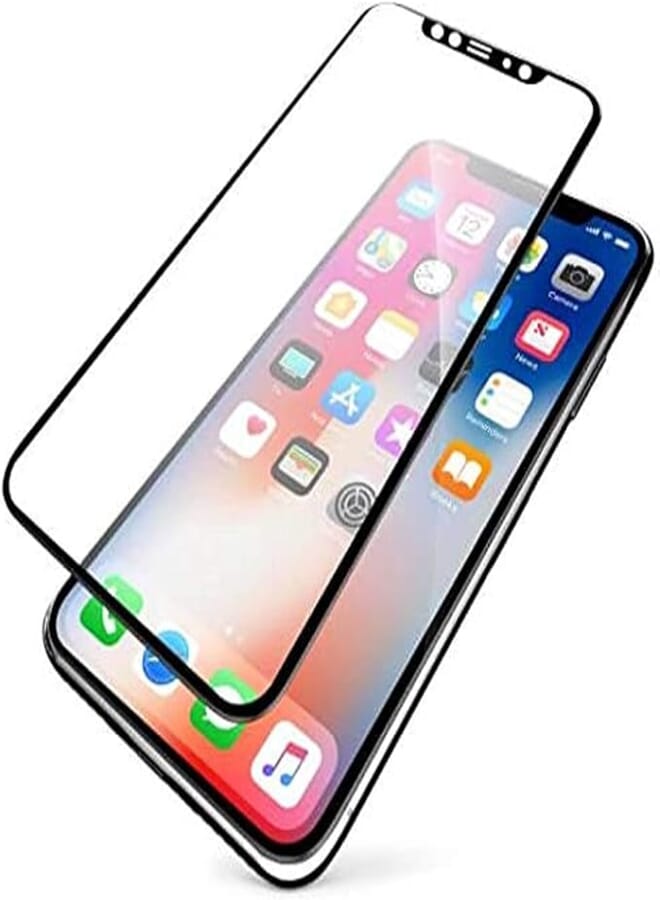 9H 5D Nano Anti-Shock Screen Protector For Iphone X Black