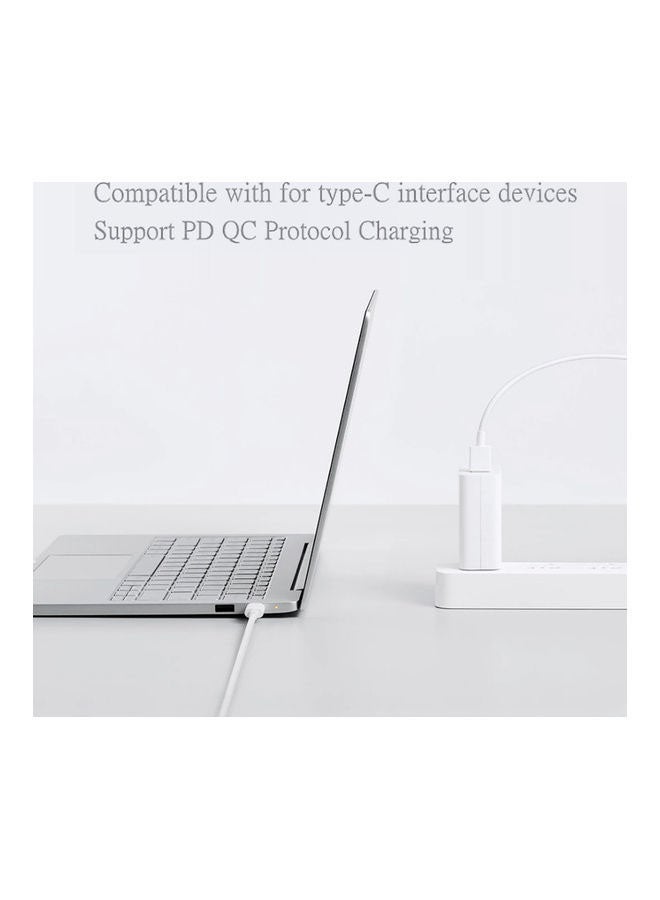 Xiaomi Type C 6A Super Fast Charging Data Cable White - Image 5