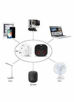 SYOSI UK To EU AC Travel Plug Adapter Travel Plug Adapter  - Image 2