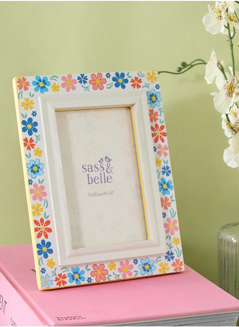 Sass & Belle Folk Floral Frame