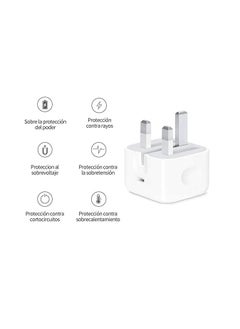 Generic 20W USB-C Compatible Power Adapter White  - Image 3