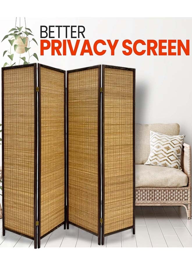 Generic - Room Dividers 4 Panel Room Partition, Foldable Freestanding - Image 1