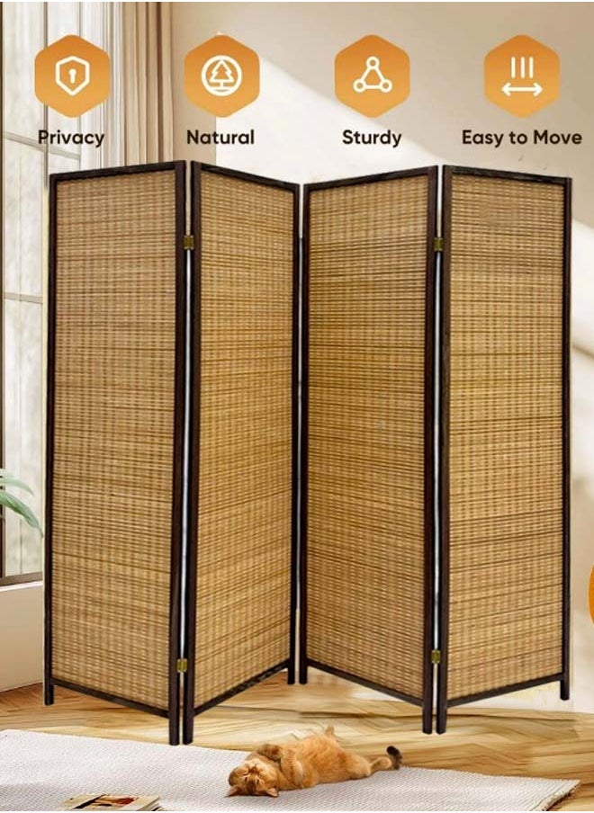 Generic - Room Dividers 4 Panel Room Partition, Foldable Freestanding - Image 1
