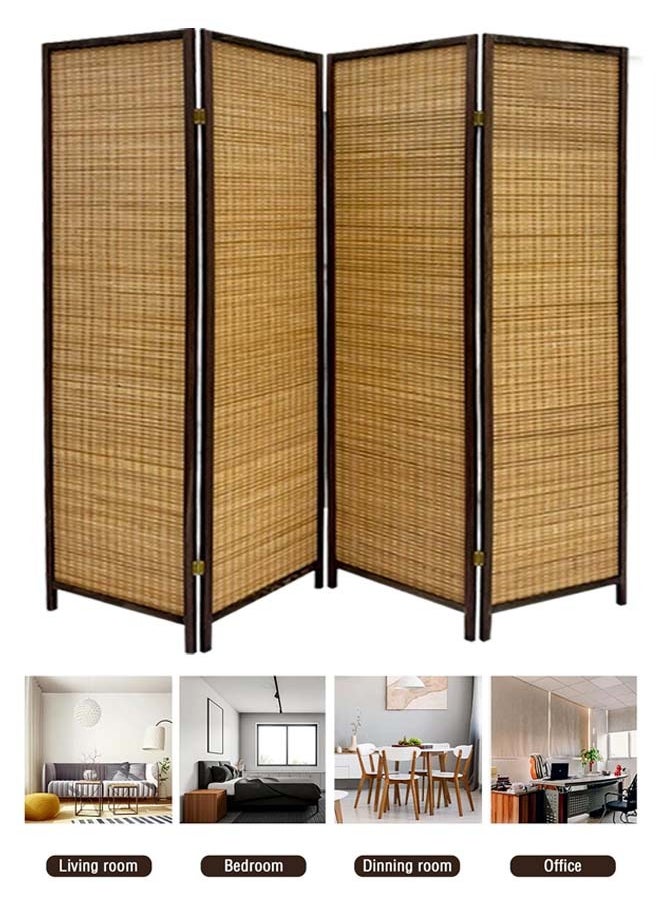 Generic - Room Dividers 4 Panel Room Partition, Foldable Freestanding - Image 1