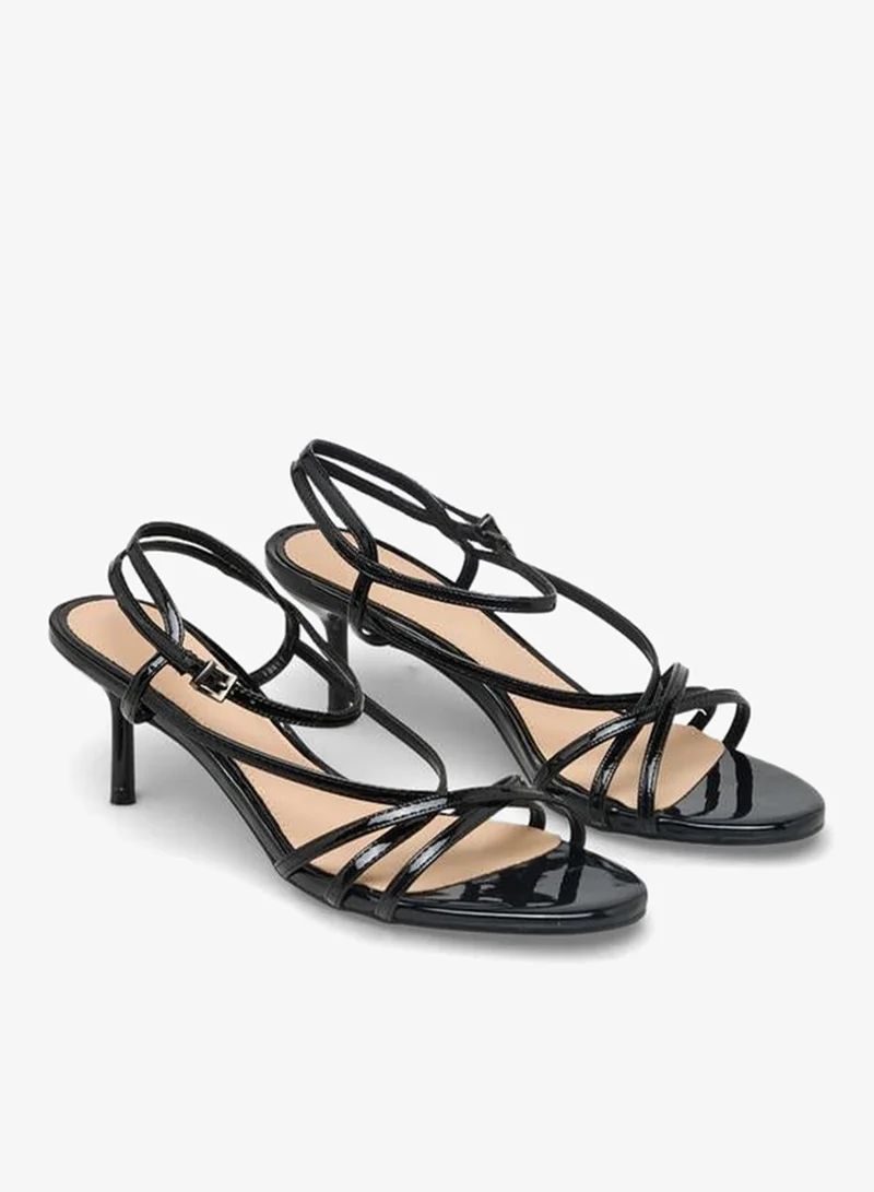 Women Buckle Closure Strap Sandals