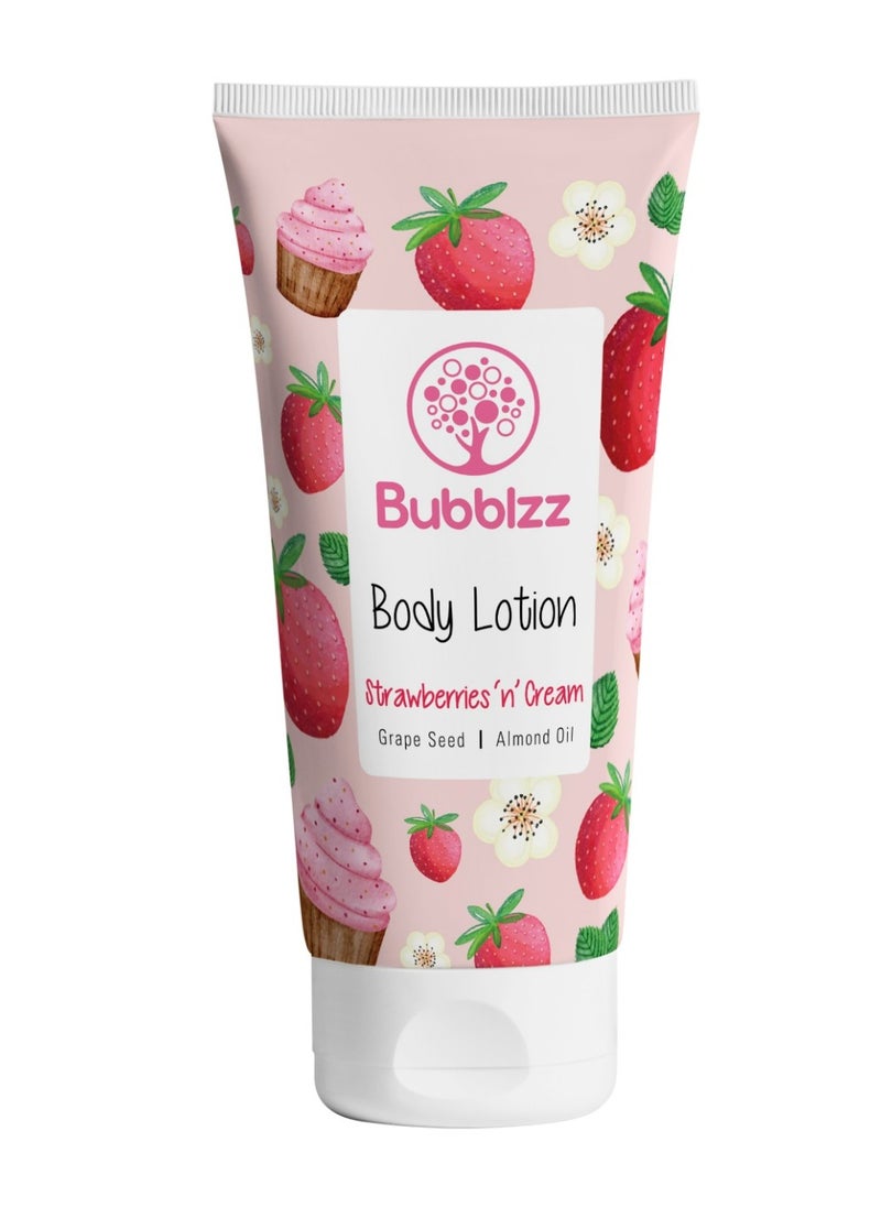 Bubblzz - Bubblzz Strawberries N Cream Ultra Rich Body Lotion - 150 Ml - Image 1