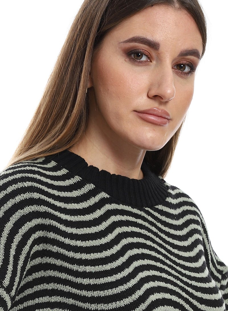 Caesar Women Wool Pullover With Round Neck - Image 3