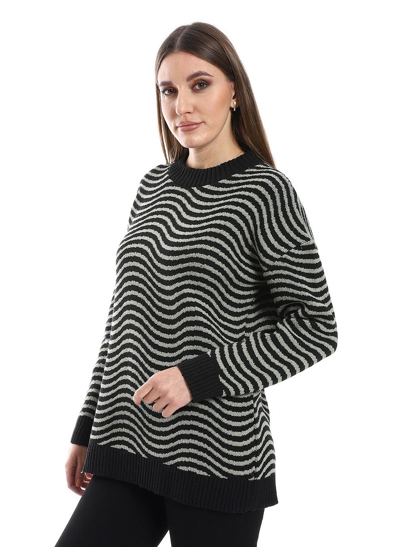 Caesar Women Wool Pullover With Round Neck - Image 2