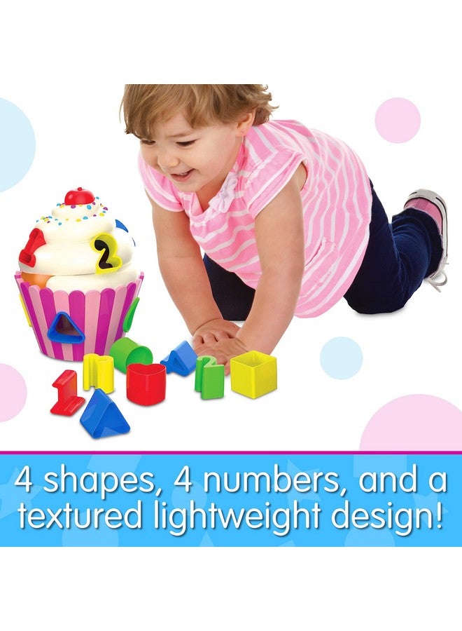 ذا ليرننغ جورني رحلة التعلم - التعلم المبكر - لعبة فرز أشكال الكب كيك - لعبة فرز الأشكال للأطفال الصغار من عمر 12 شهرًا فما فوق - ألعاب حائزة على جوائز - Image 3