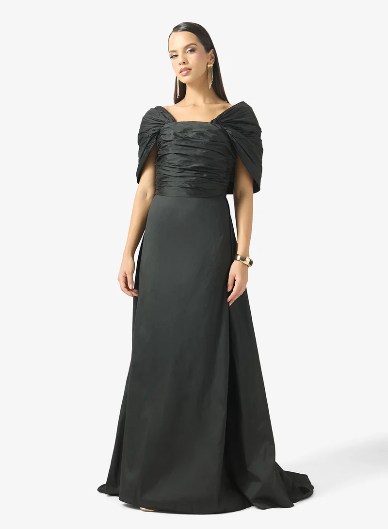 Off Shoulder Evening Gown
