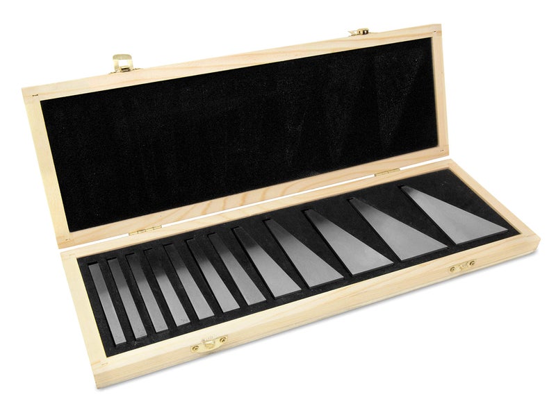 WEN 10412 12-Piece Steel Angle Gauge Block Set with Case - Image 1