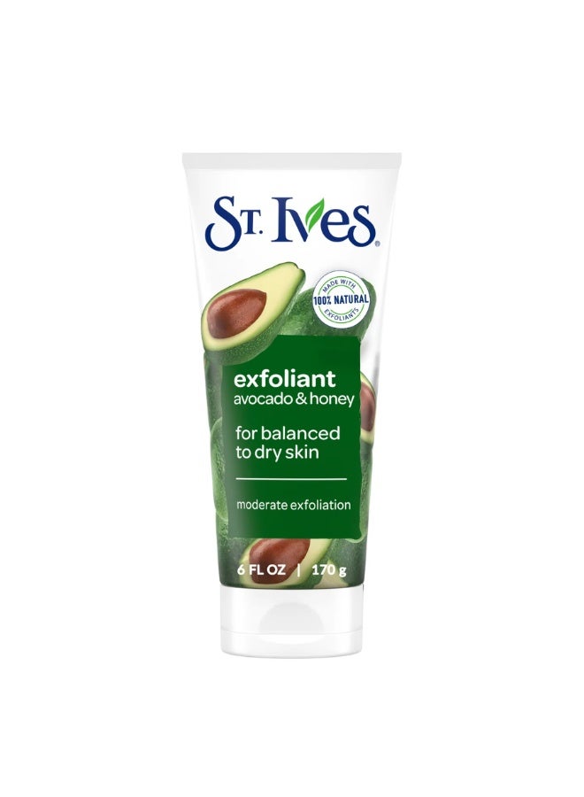 St. lves Soft Skin Avocado & Honey Scrub 170g - Image 1