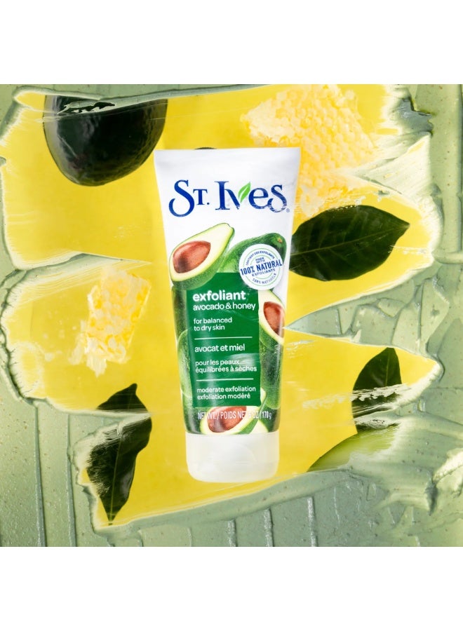 St. lves Soft Skin Avocado & Honey Scrub 170g - Image 3