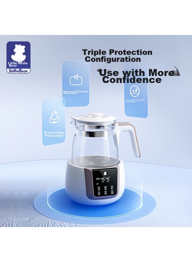 Snow Bear Snowbear Constant Temperature Kettle, Baby Formula Maker, Bottle Warmer, Milk Powder Maker, Hot Water Kettle, Milk Warmer, 1.2l Water Boiler, 0857 - Image 4