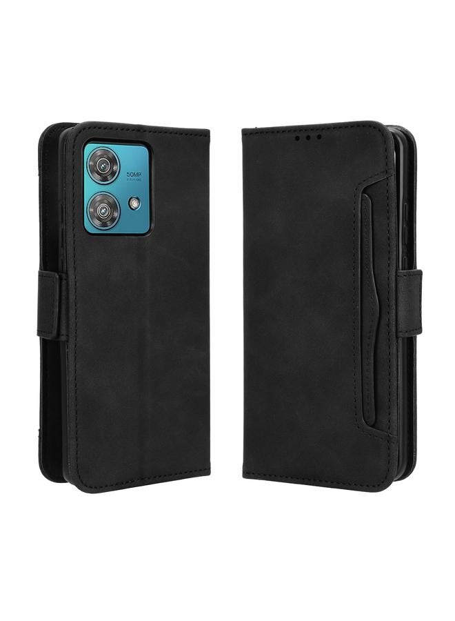 S-TOP Case For Motorola Edge 40 Neo 5G Skin Feel Calf Texture Card Slots Leather Phone Case - Image 2