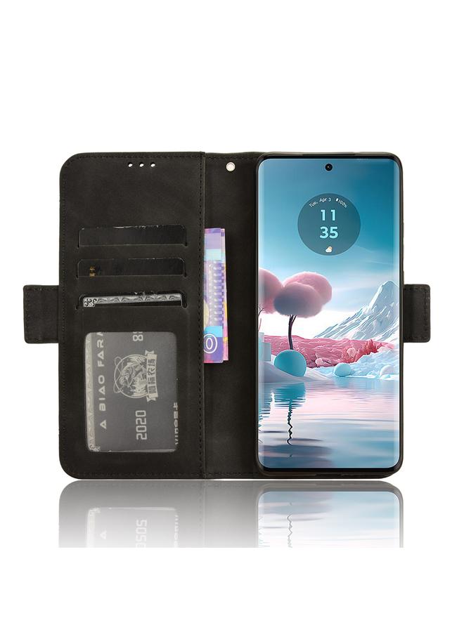 S-TOP Case For Motorola Edge 40 Neo 5G Skin Feel Calf Texture Card Slots Leather Phone Case - Image 5